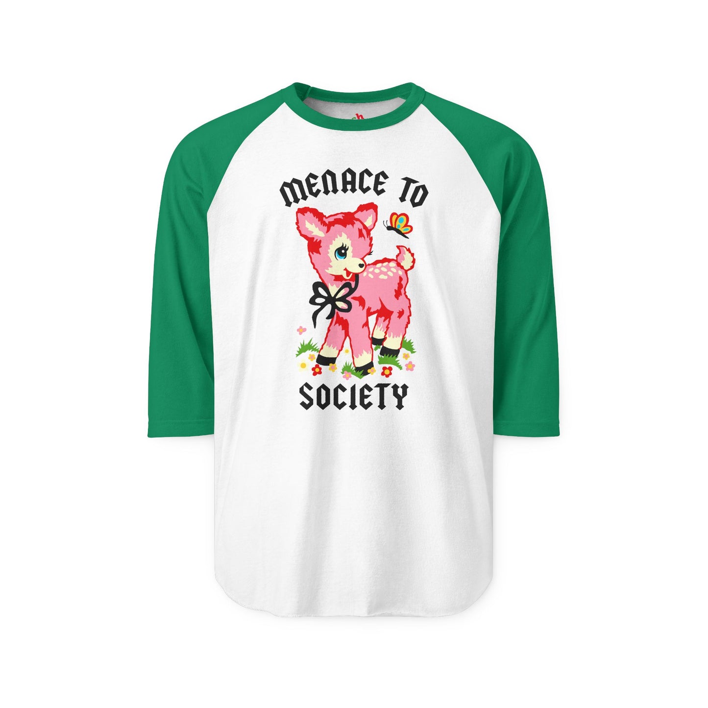 Menace to Society Raglan Baseball Shirt