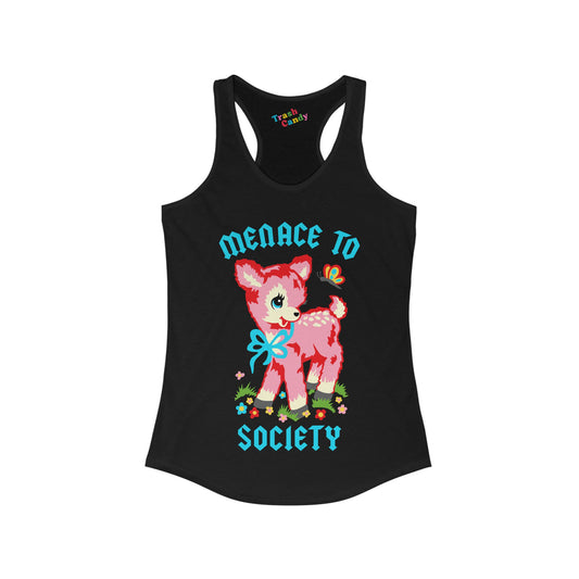 Menace to Society Women's Racerback Tank