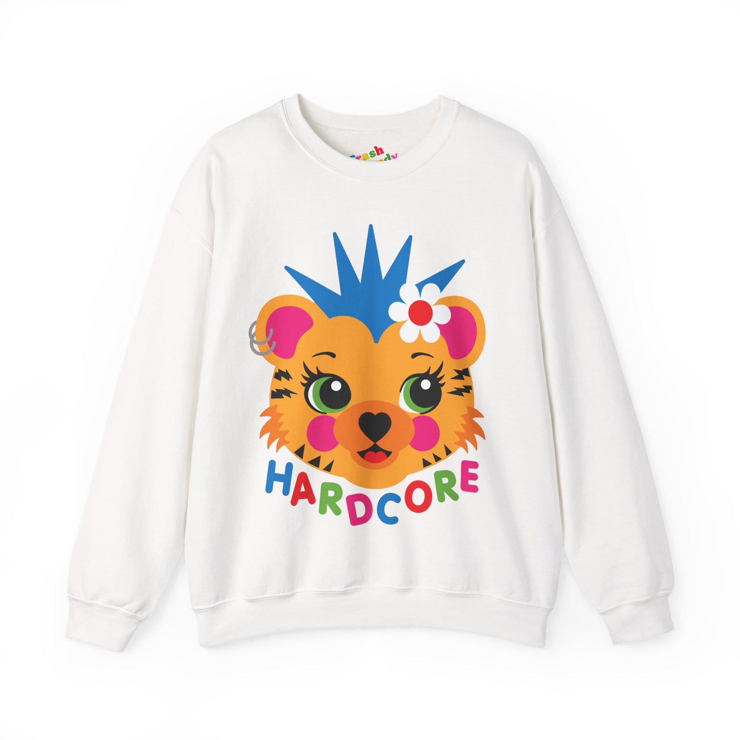Hardcore Punk Tiger Sweatshirt