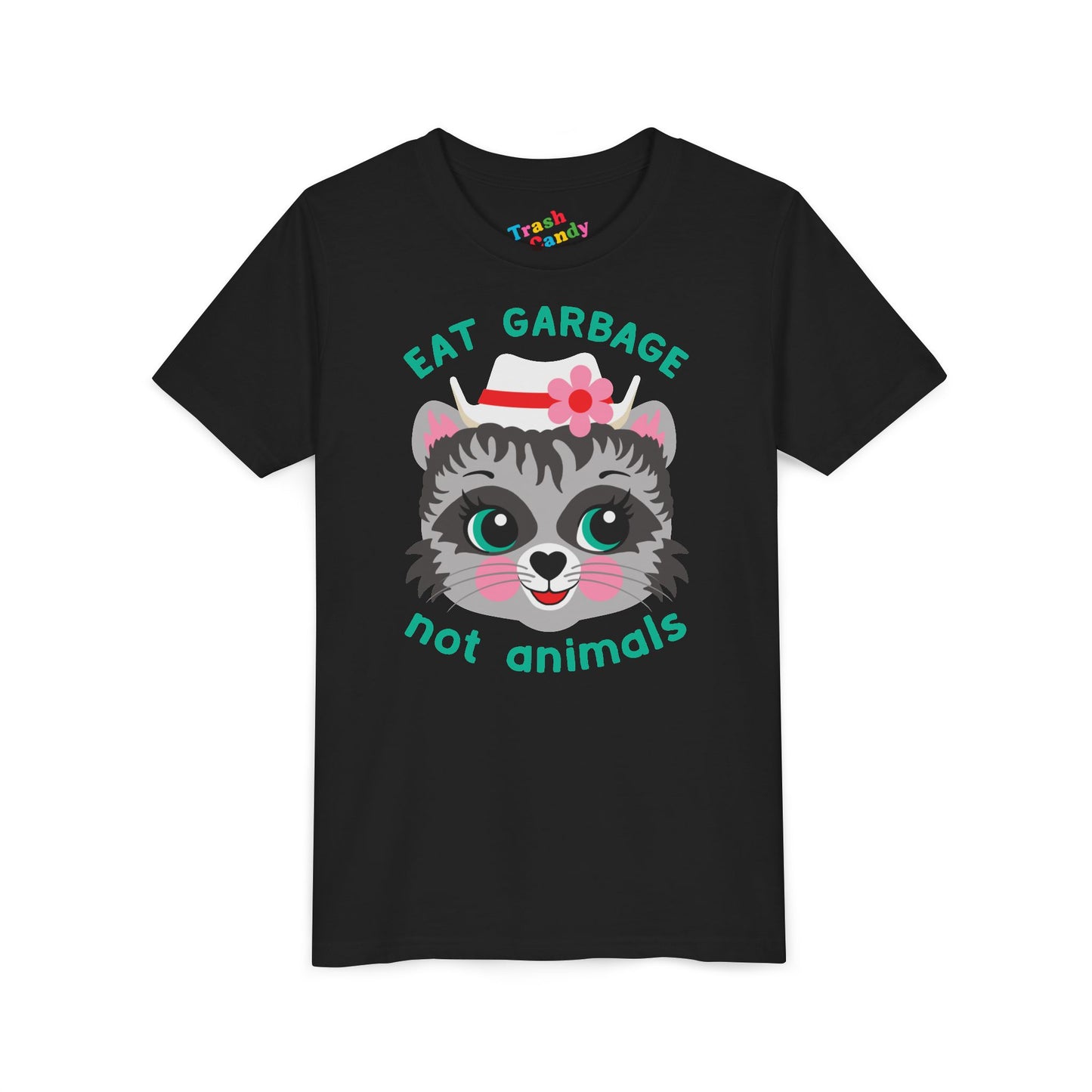 Eat Garbage Not Animals Kids T-Shirt