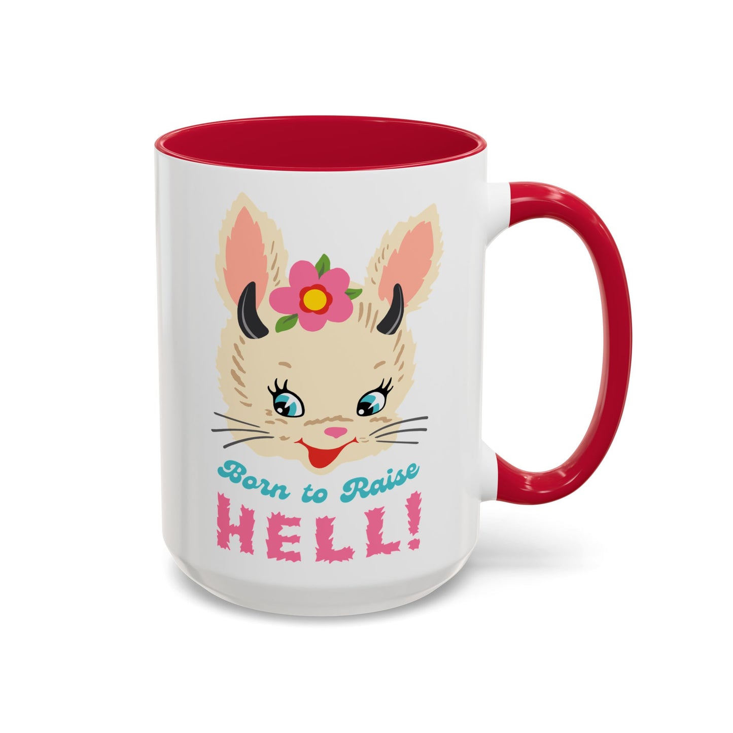 Born to Raise Hell Cute Bunny Havoc Mug