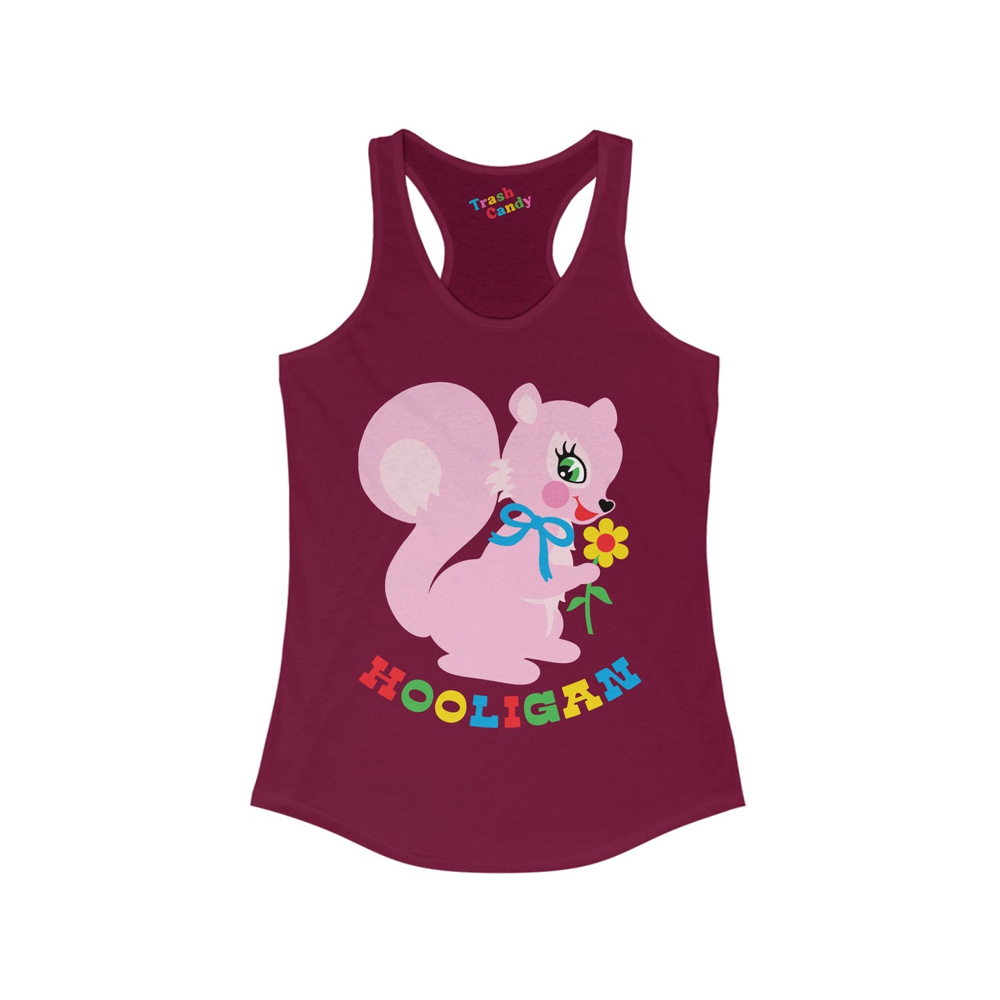 Hooligan Squirrel Women's Racerback Tank