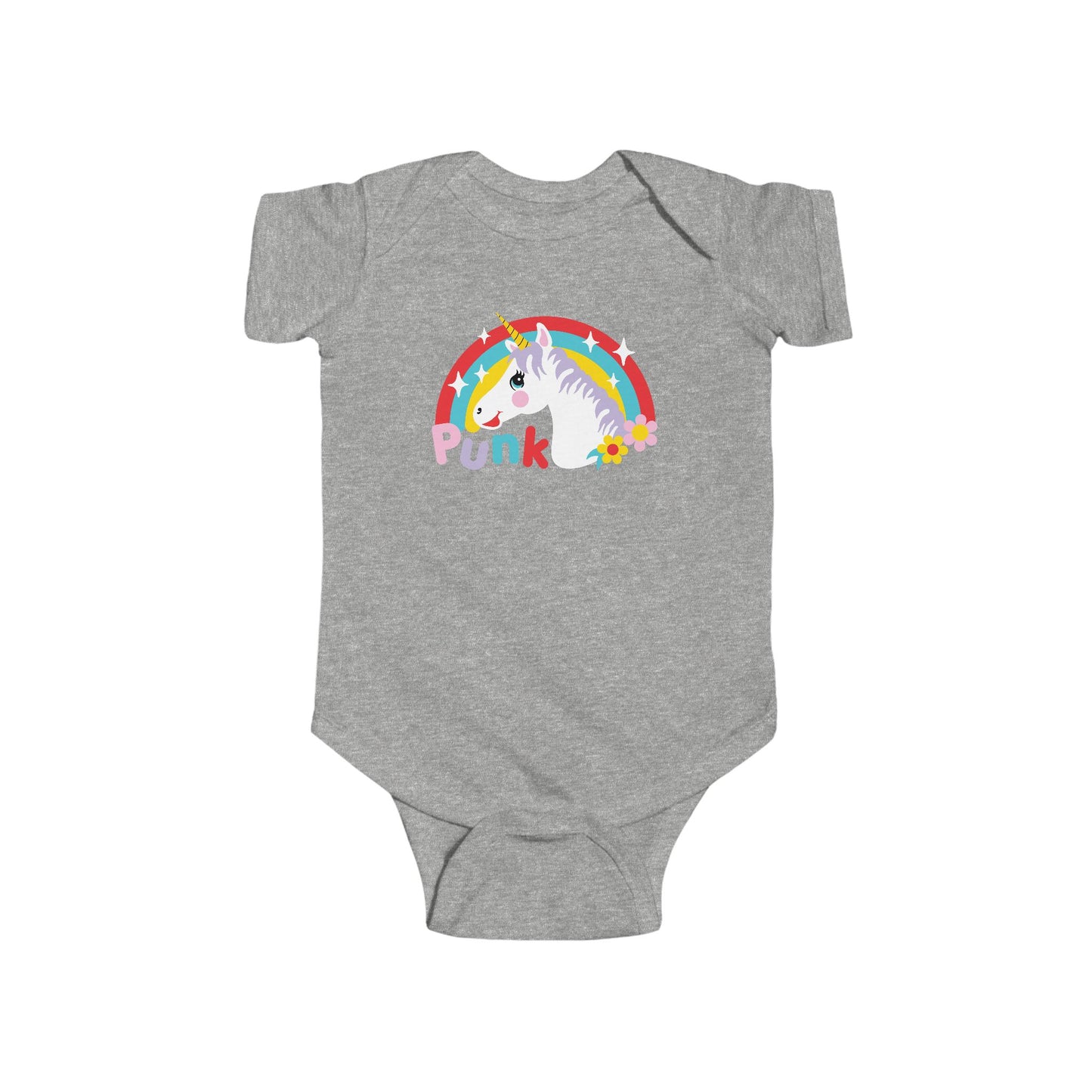 Punk Unicorn Baby Bodysuit
