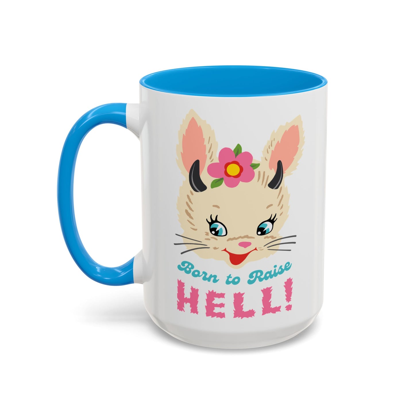 Born to Raise Hell Cute Bunny Havoc Mug