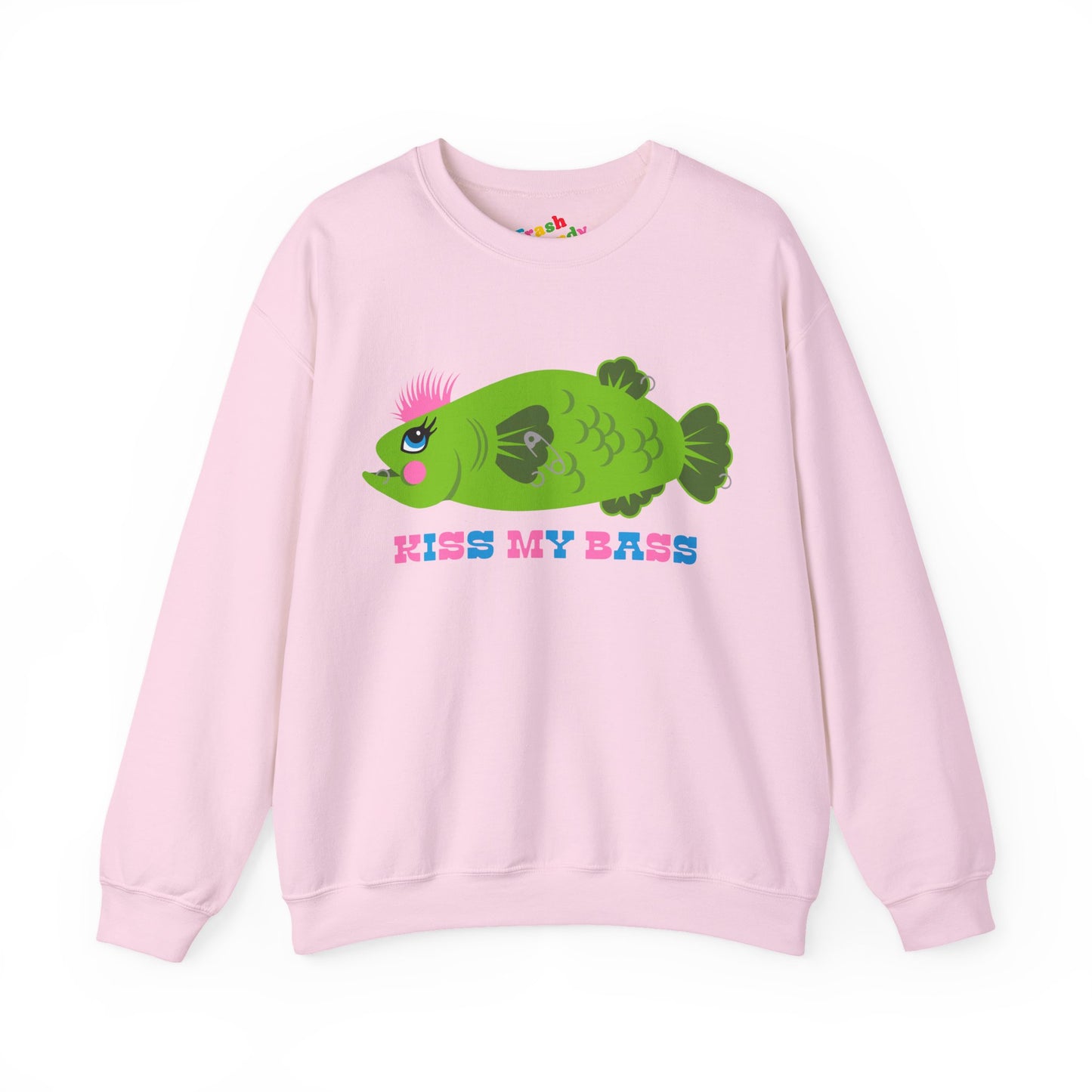 Kiss My Bass Punk Fish Sweatshirt