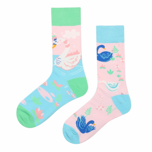 Swans in Ponds Socks