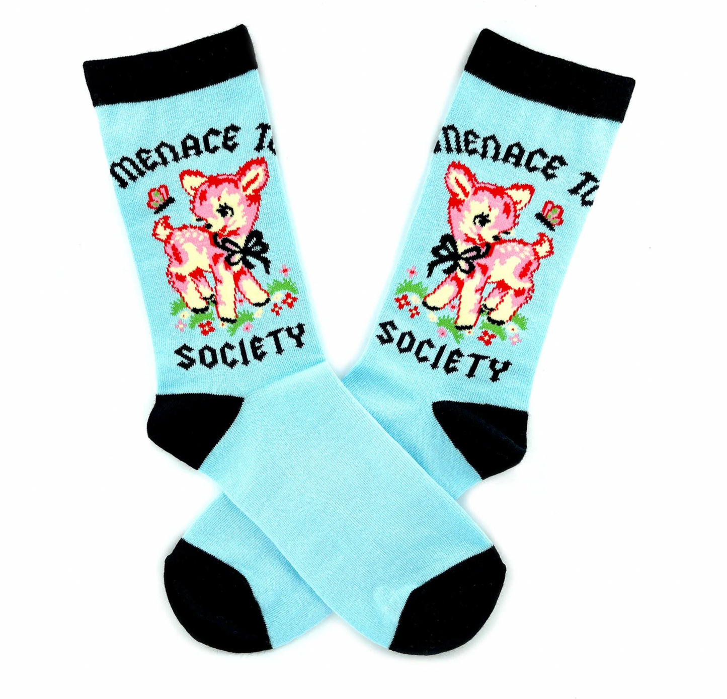Menace to Society Deer Socks
