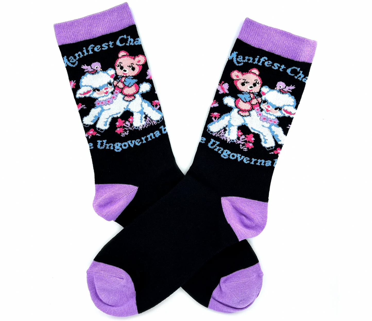 Manifest Chaos Be Ungovernable Socks