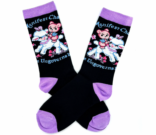 Manifest Chaos Be Ungovernable Socks