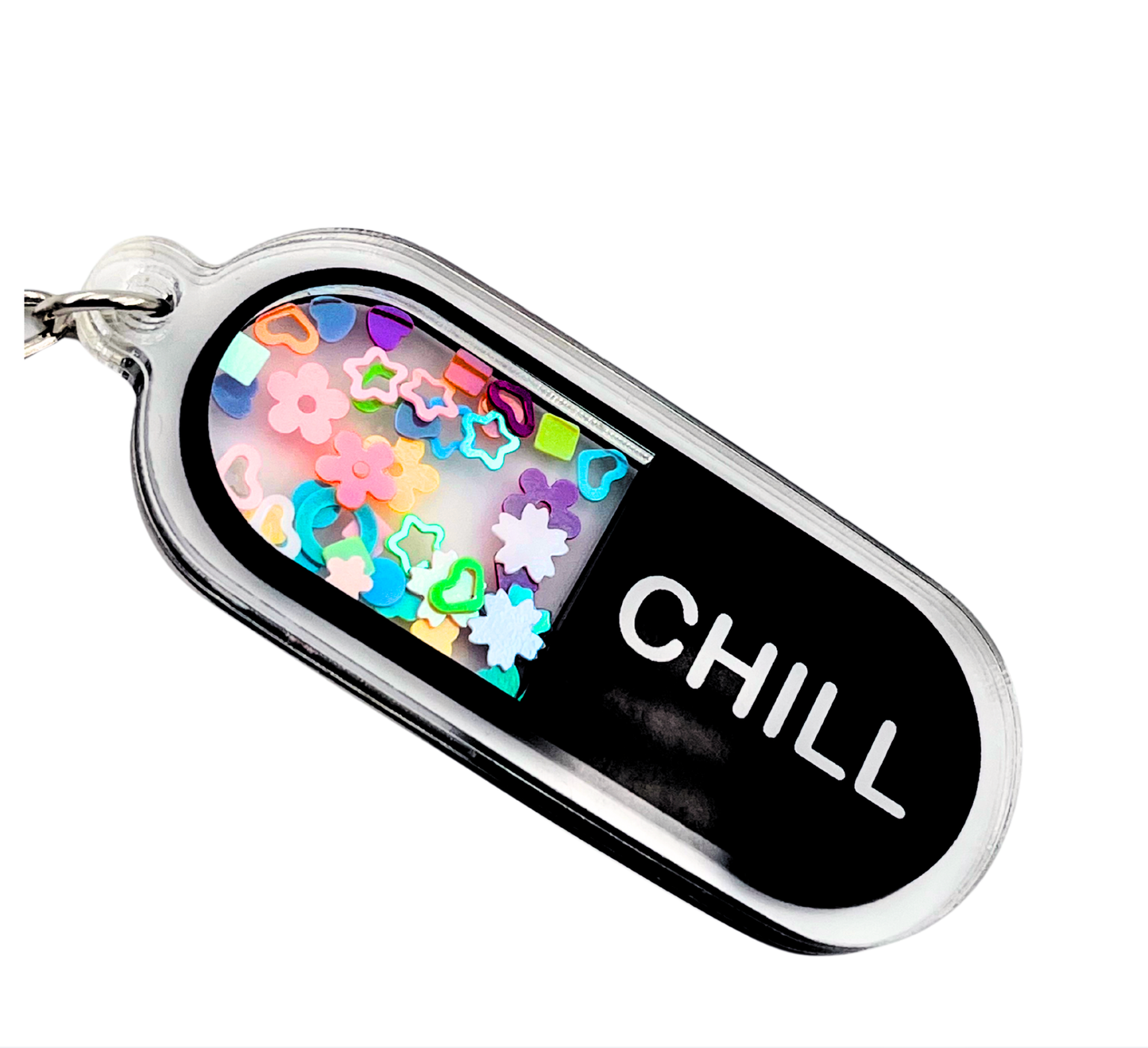 Chill Pill Shaker Keychain