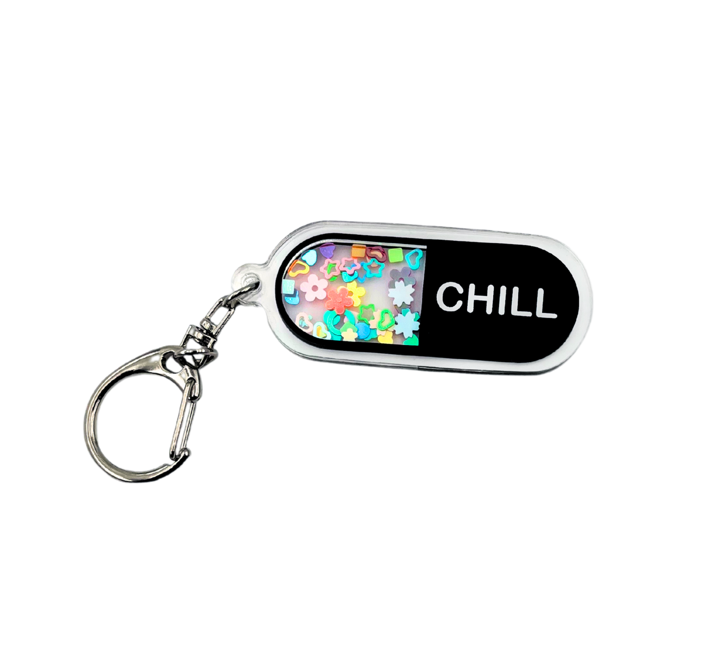 Chill Pill Shaker Keychain
