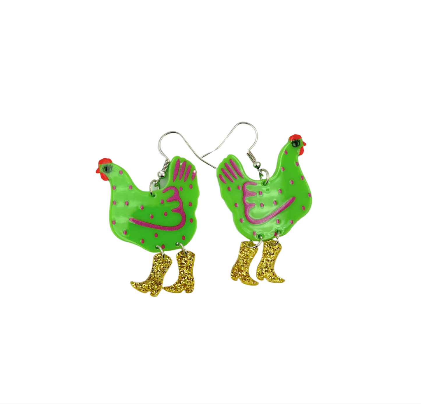 Kickin' Chicken Earrings