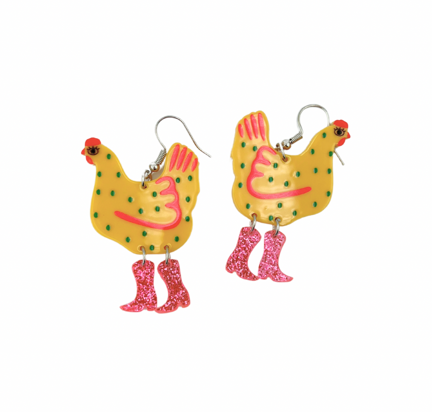 Kickin' Chicken Earrings