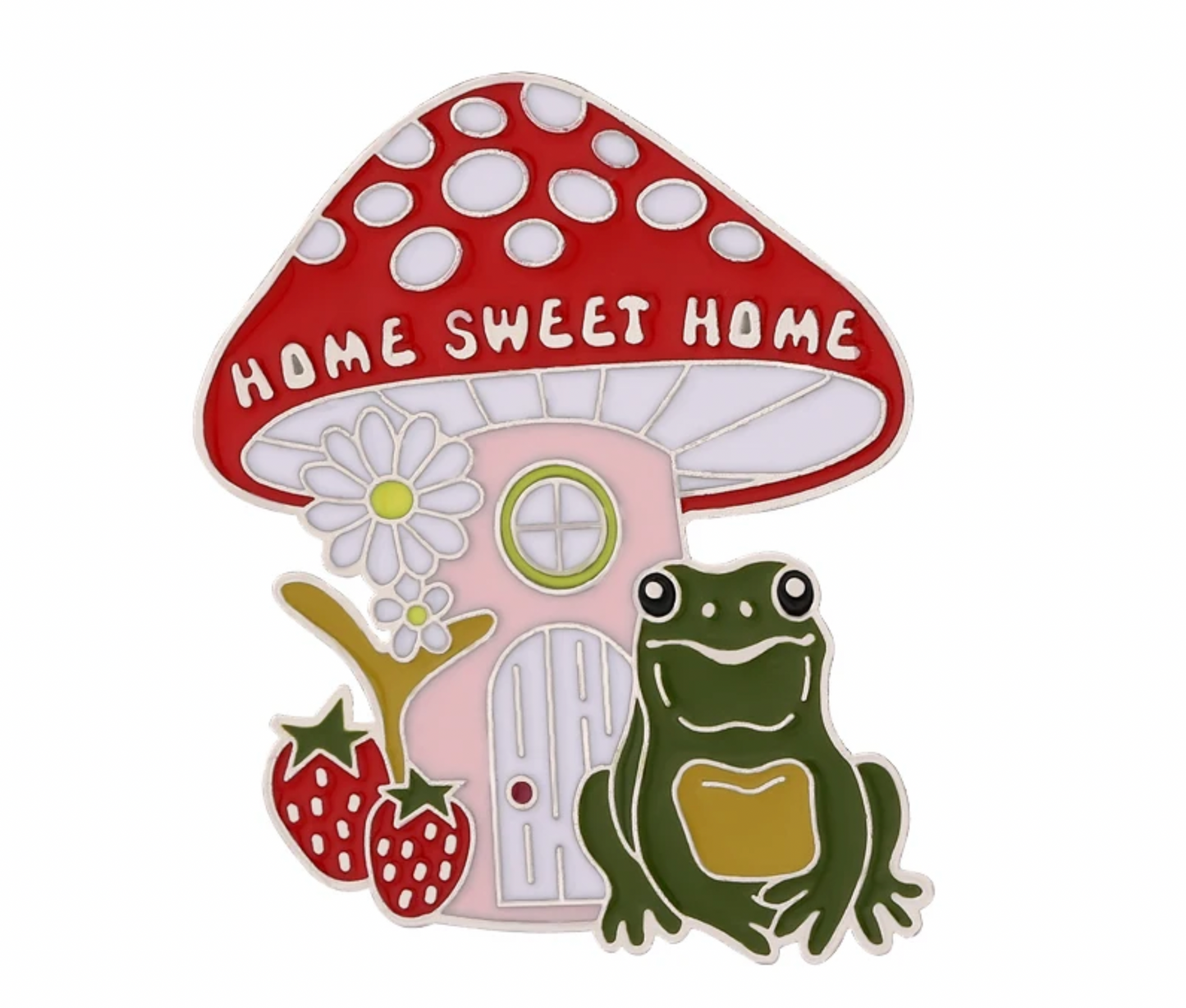 Home Sweet Home Froggy Lapel Pin