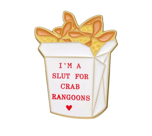 Crab Rangoon Lapel Pin