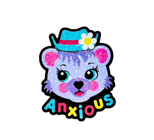 Anxious Bear Sticker