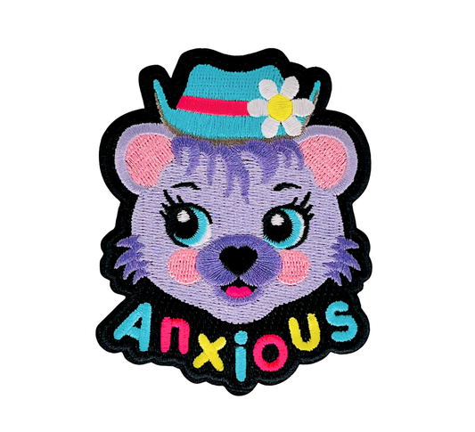 Cute Anxious Bear Patch