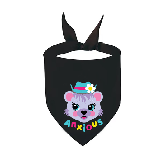 Anxious Bear Pet Bandana