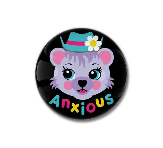 Anxious Bear Pin
