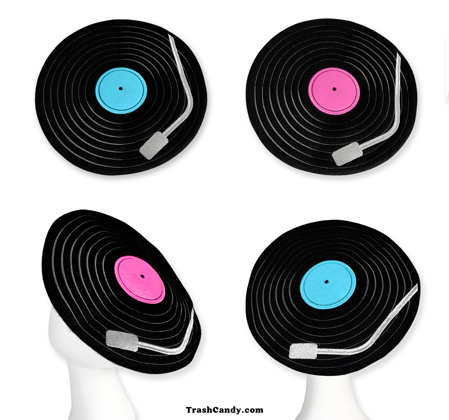 Record Album Wool Beret