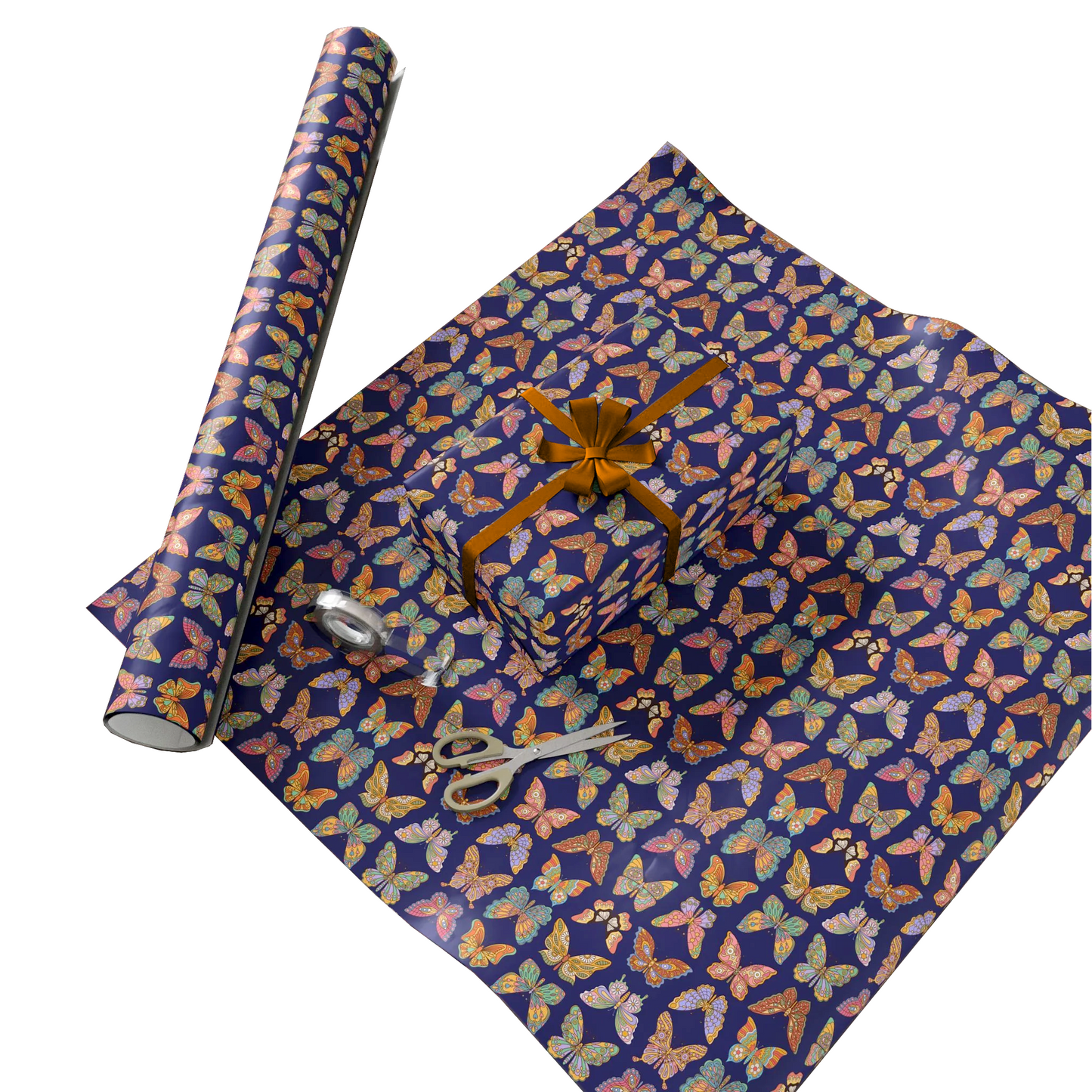 Boho Butterflies All Occasion Wrapping Paper