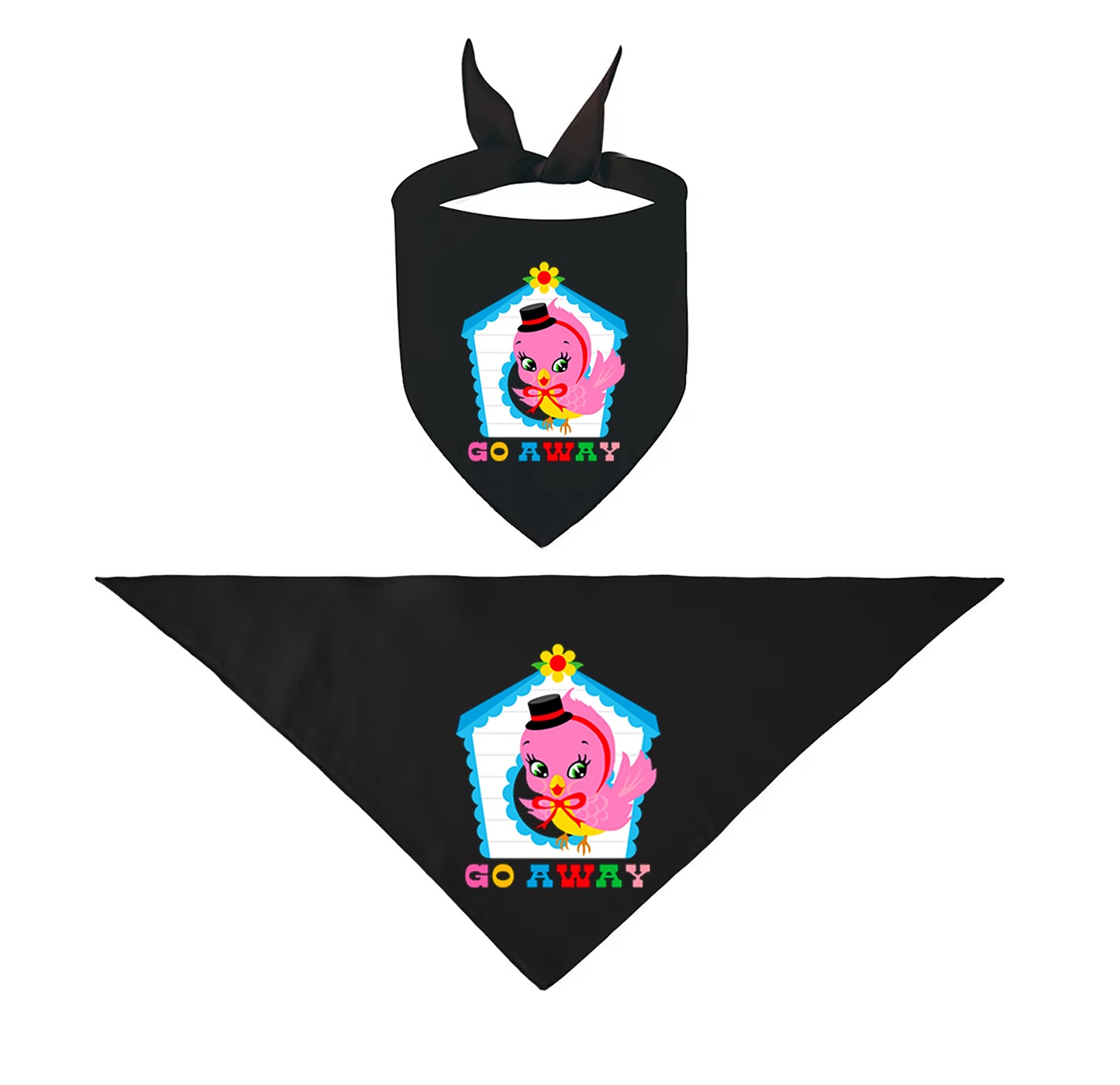 Go Away Pet Bandana