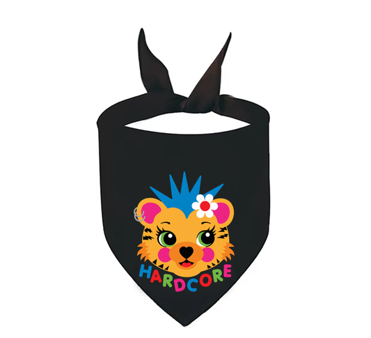 Hardcore Tiger Pet Bandana