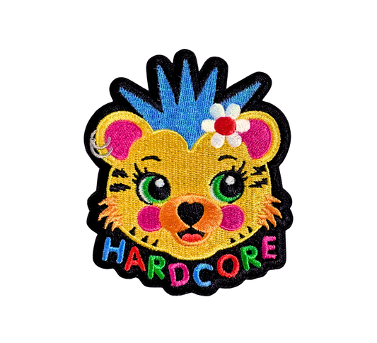 Hardcore Punk Tiger Patch