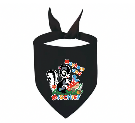 Mayhem and Mischief Pet Bandana