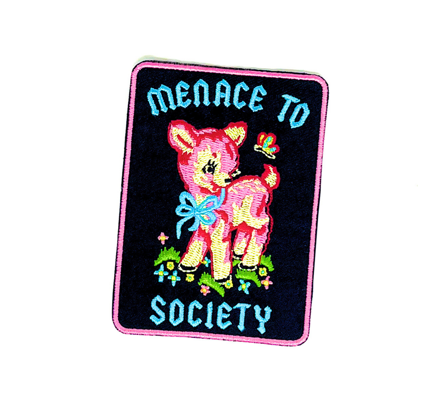 Cute Deer Menace to Society Patch