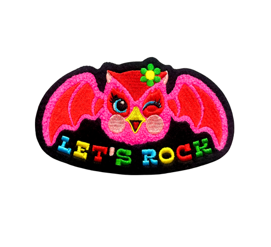 Let's Rock Owl Patch