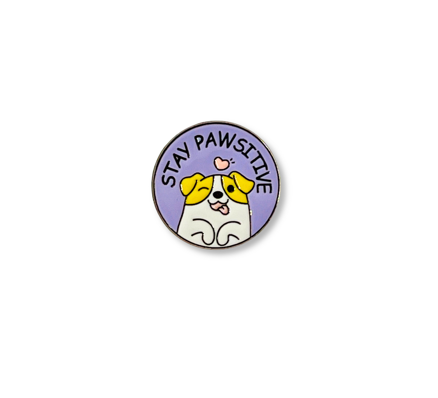 Dog or Cat Stay Pawsitive Lapel Pins