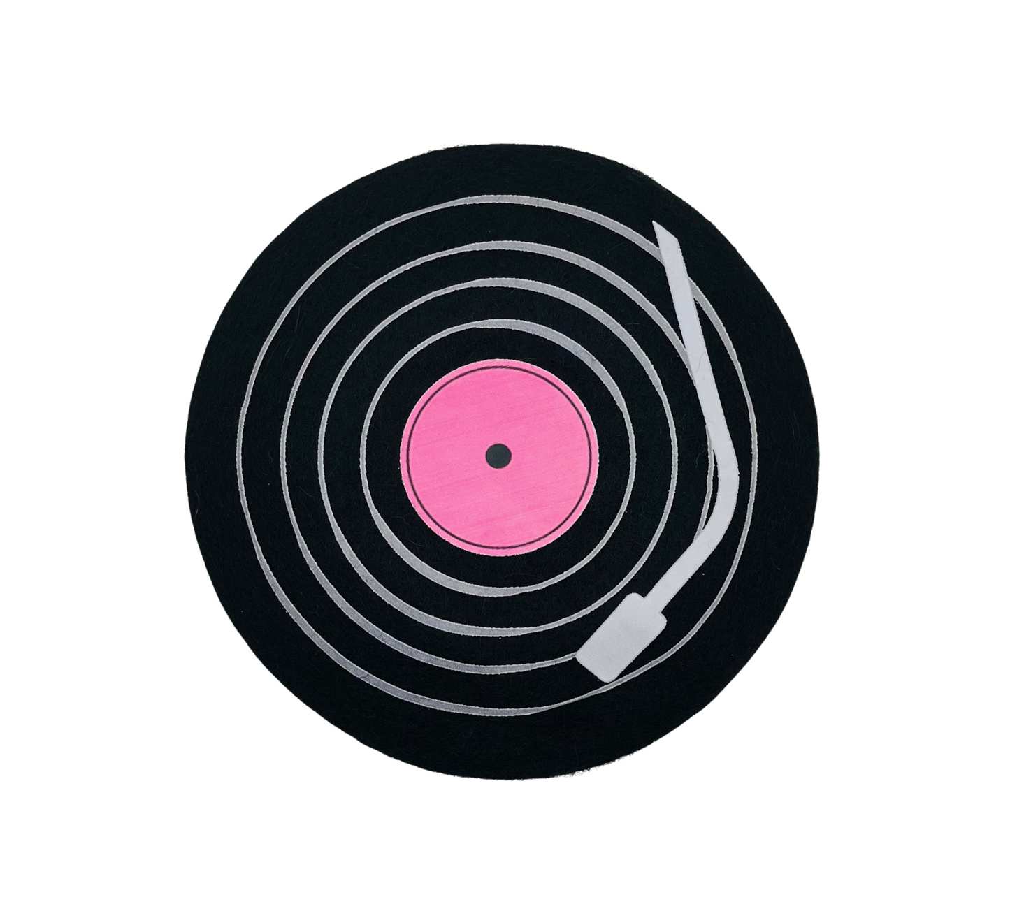 Cute Vinyl Record Wool Pet Berets