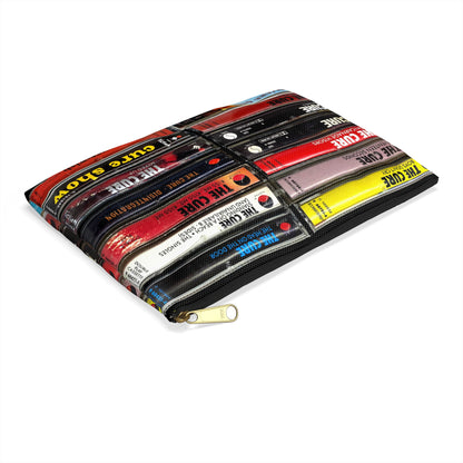 The Cure Cassette Tapes Zipper Pouch - The Cure Accessory Bag - Robert Smith Tote Bag