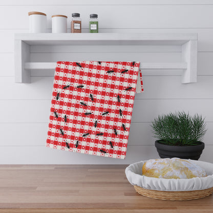 Ants at a Picnic Cotton Tea Towel