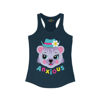 Anxious Bear Women's Racerback Tank