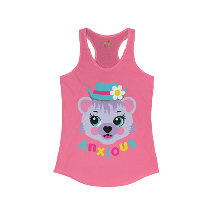 Anxious Bear Women's Racerback Tank