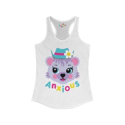 Anxious Bear Women's Racerback Tank