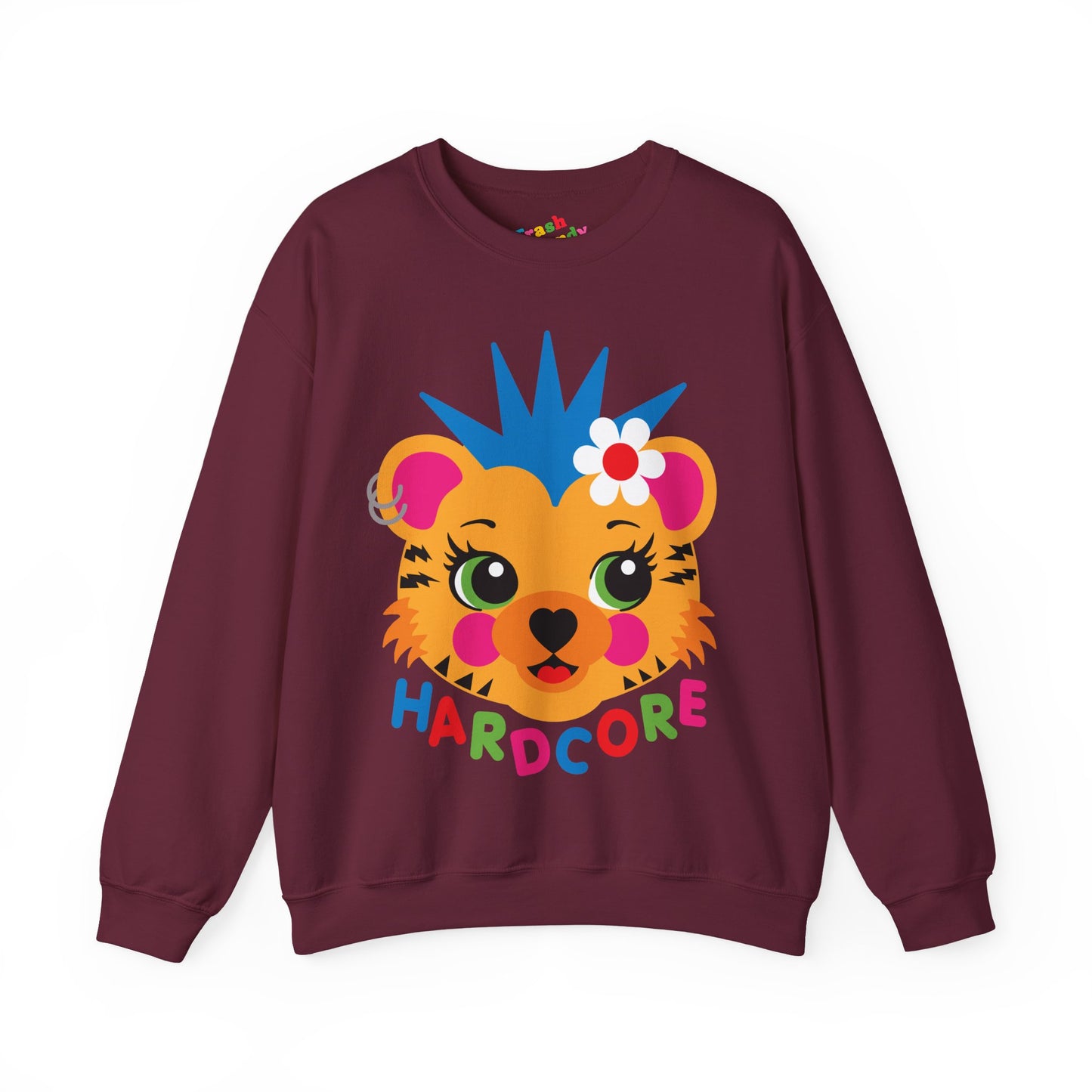 Hardcore Punk Tiger Sweatshirt