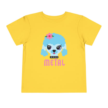 Heavy Metal Poodle Toddler T-Shirt