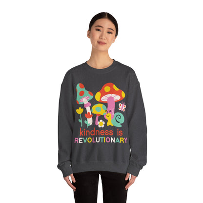 Cute Mushroom Kindness is Revolutionary Sweatshirt