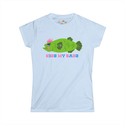 Kiss My Bass Punk Fish Women's T-shirt