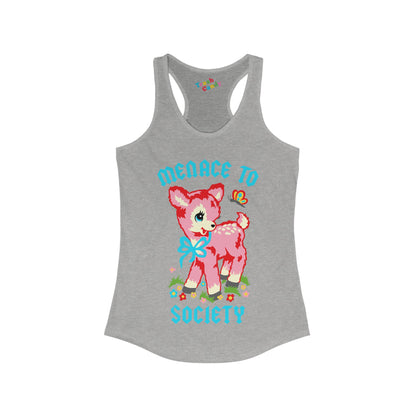 Menace to Society Women's Racerback Tank