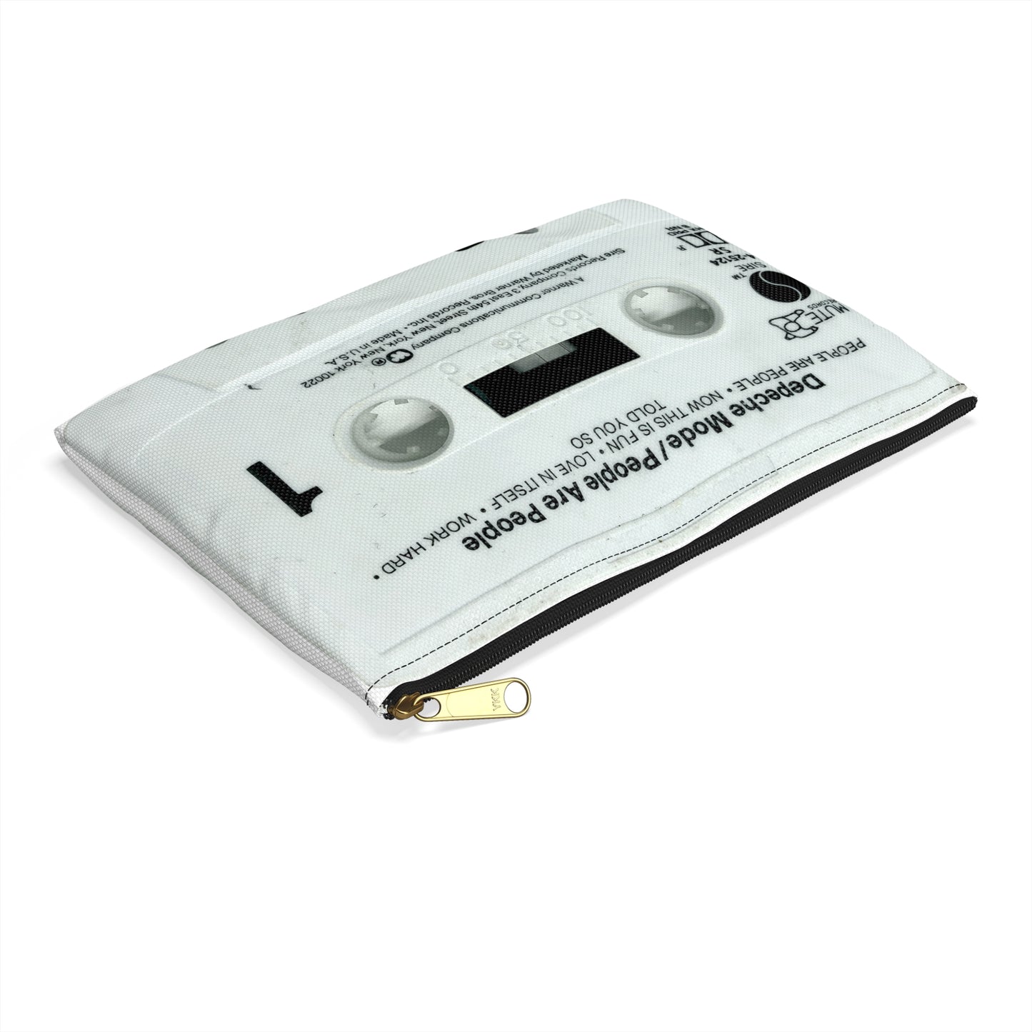 Depeche Mode Zipper Pouch - Depeche Mode People are People Cassette Tape Zipper Pouch