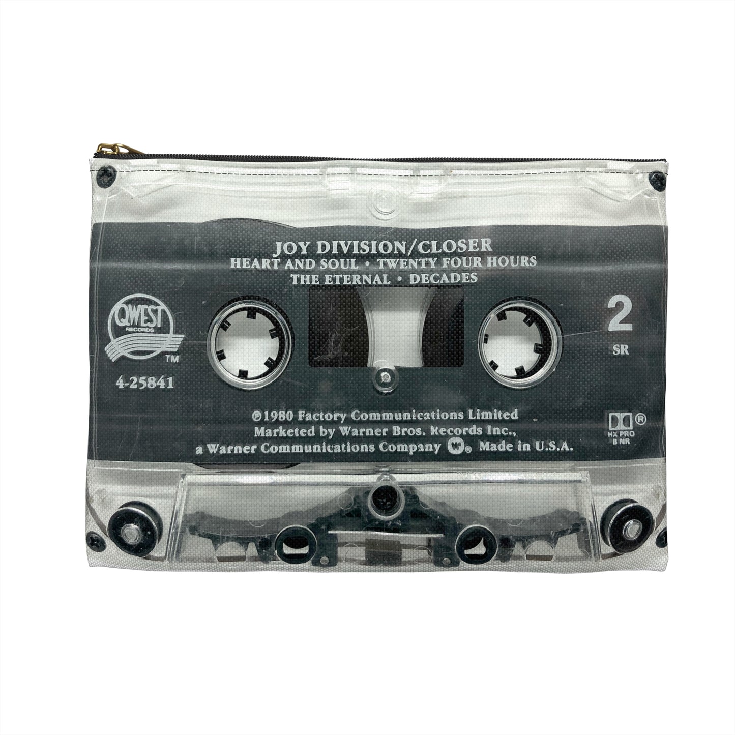 Joy Division Zipper Pouch - Joy Division Closer Cassette Tape Zipper Pouch - Joy Division Cassette Tape Pouch