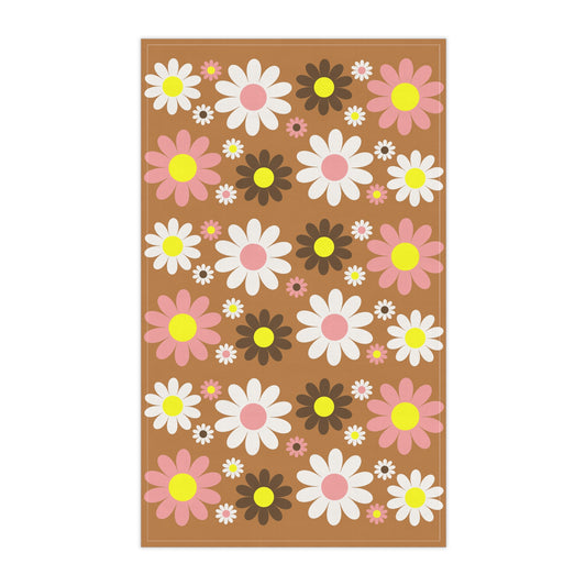 Crazy Daisy Tea Towel