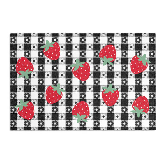 Berry Cute Kitchen Rug