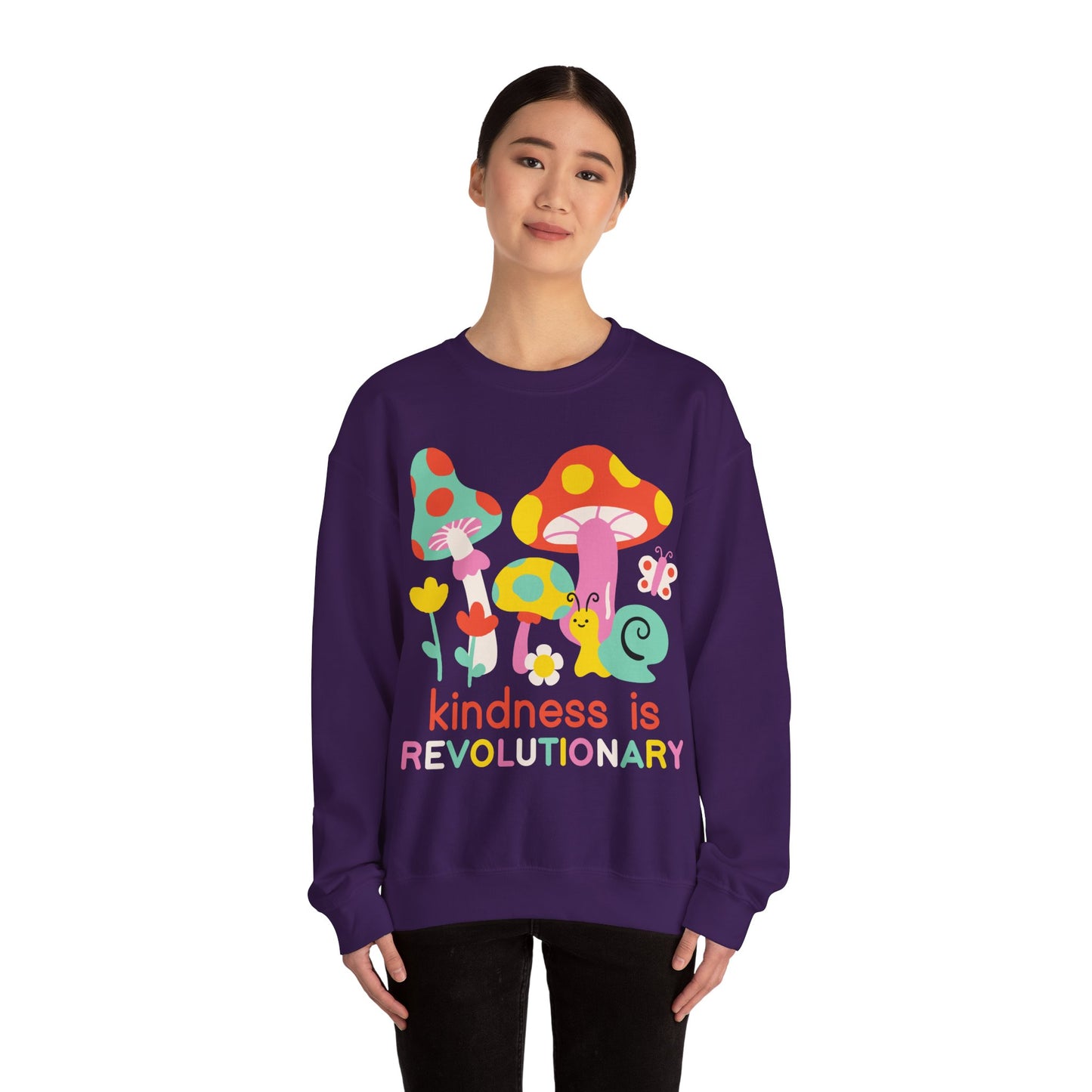 Cute Mushroom Kindness is Revolutionary Sweatshirt