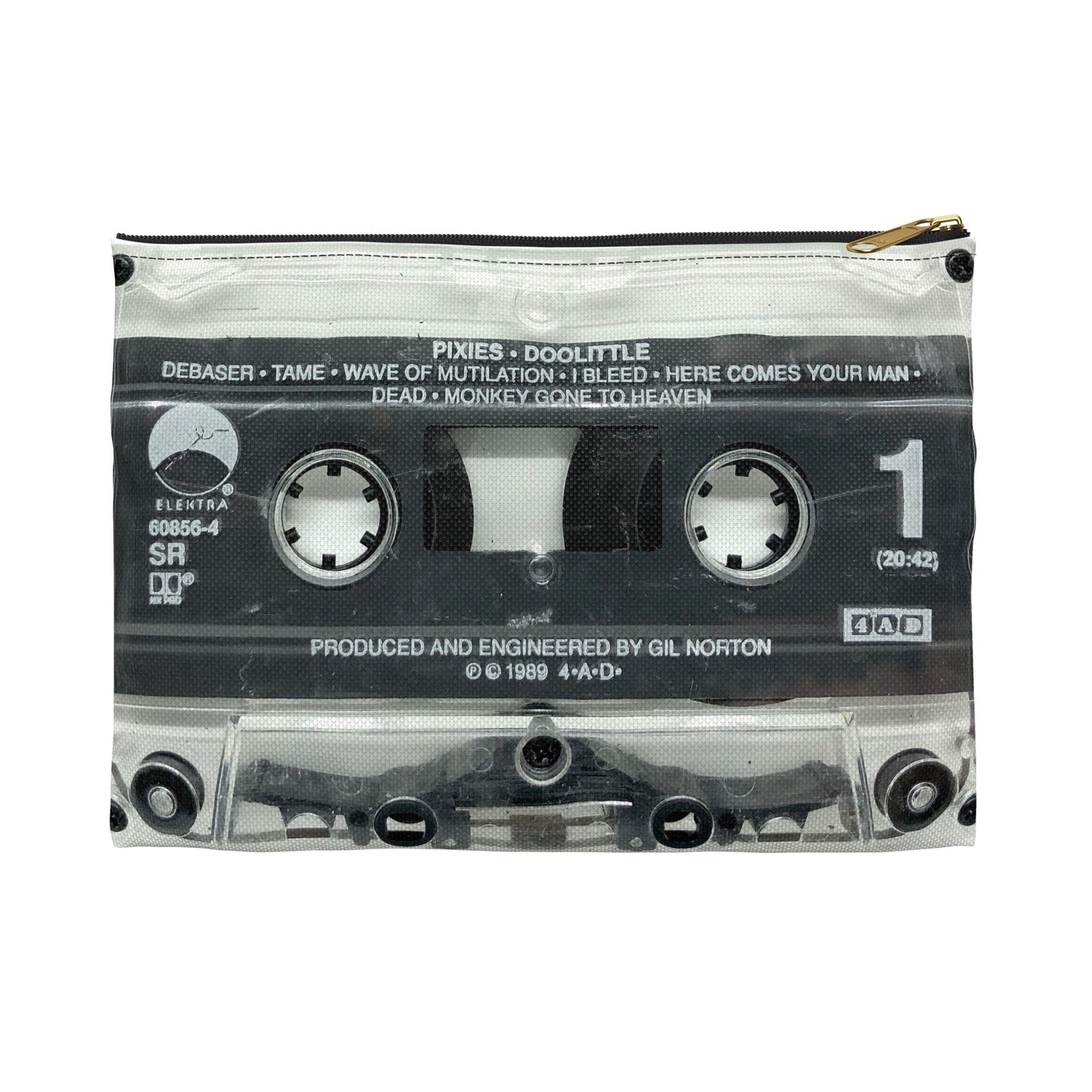 Pixies Zipper Pouch - Pixies Doolittle Cassette Tape Zipper Pouch - The Pixies Cassette Pouch