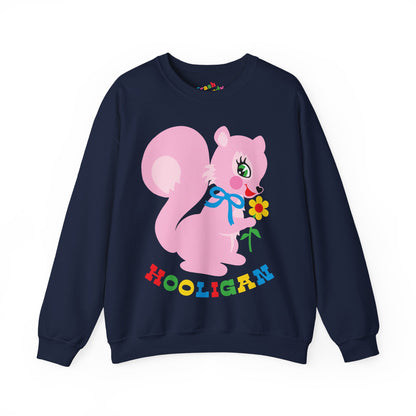 Cute Pink Squirrel Hooligan Sweatshirt